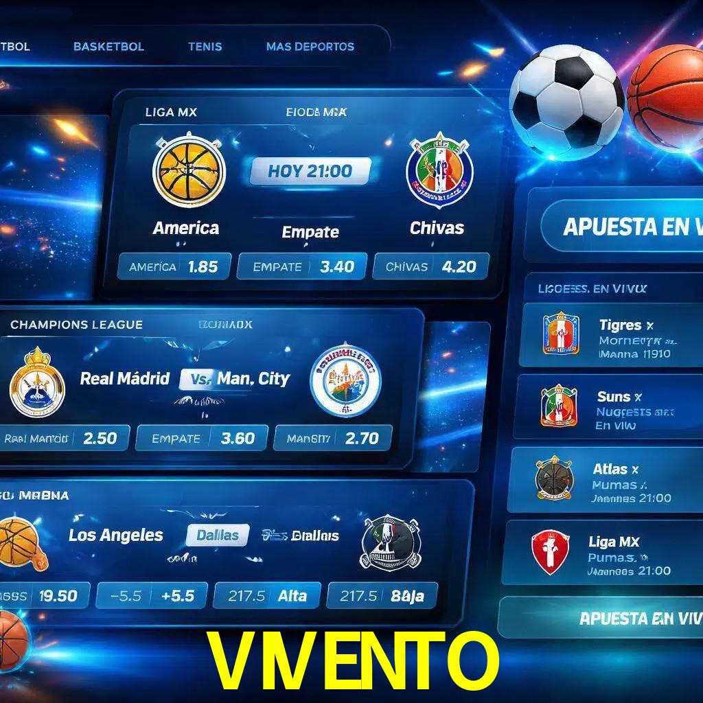 Mercados de apuestas deportivas VIVENTO para jugadores en México